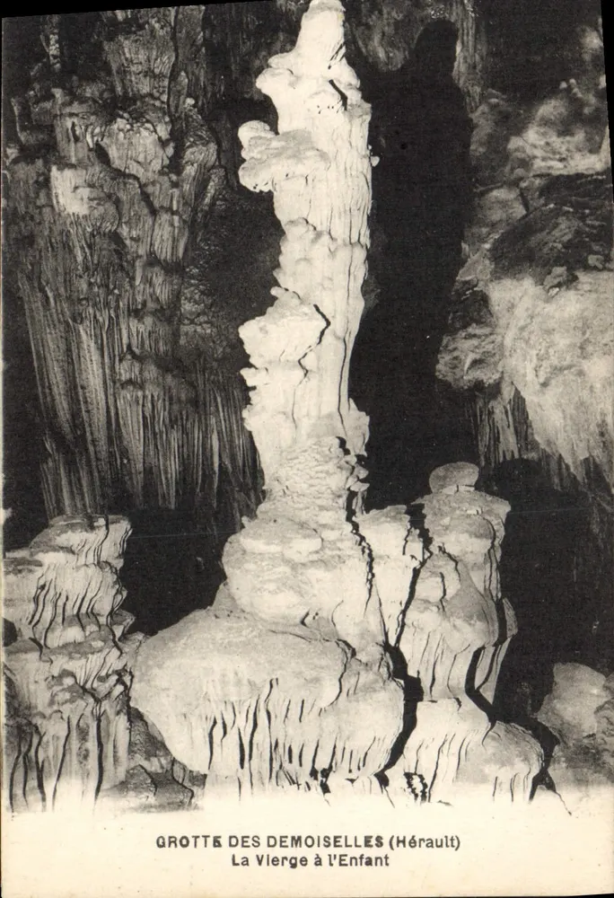 Grotte des Demoiselles (Hérault) — Die Jungfrau mit dem Kind — unbekannter Verleger - Vorderseite
