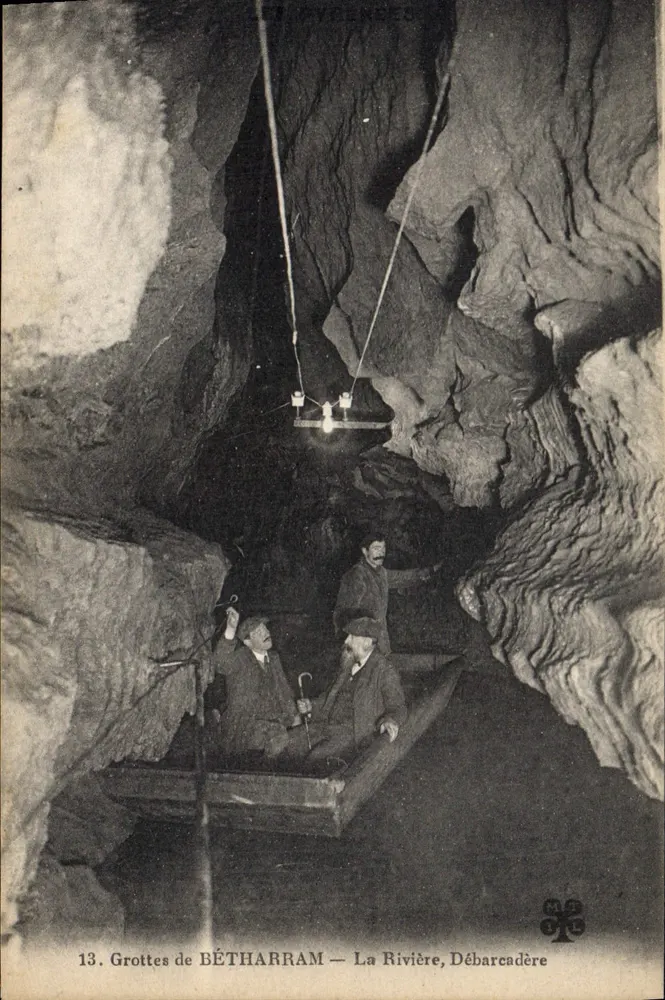 Grutas de BÉTHARRAM — A Ribeira, Desembarque — Imprimé Illustré n°13 - Frente