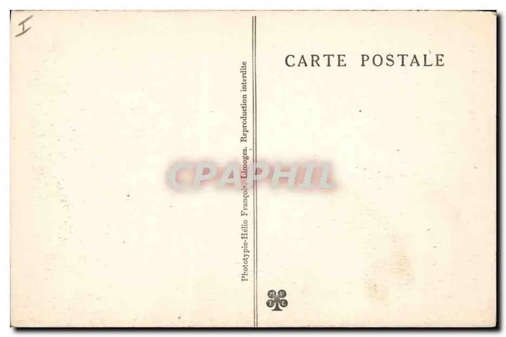 Poço de PADIRAC (Lot) — A Grande Pendeloque — Phototypie-Félix Linoges - Verso