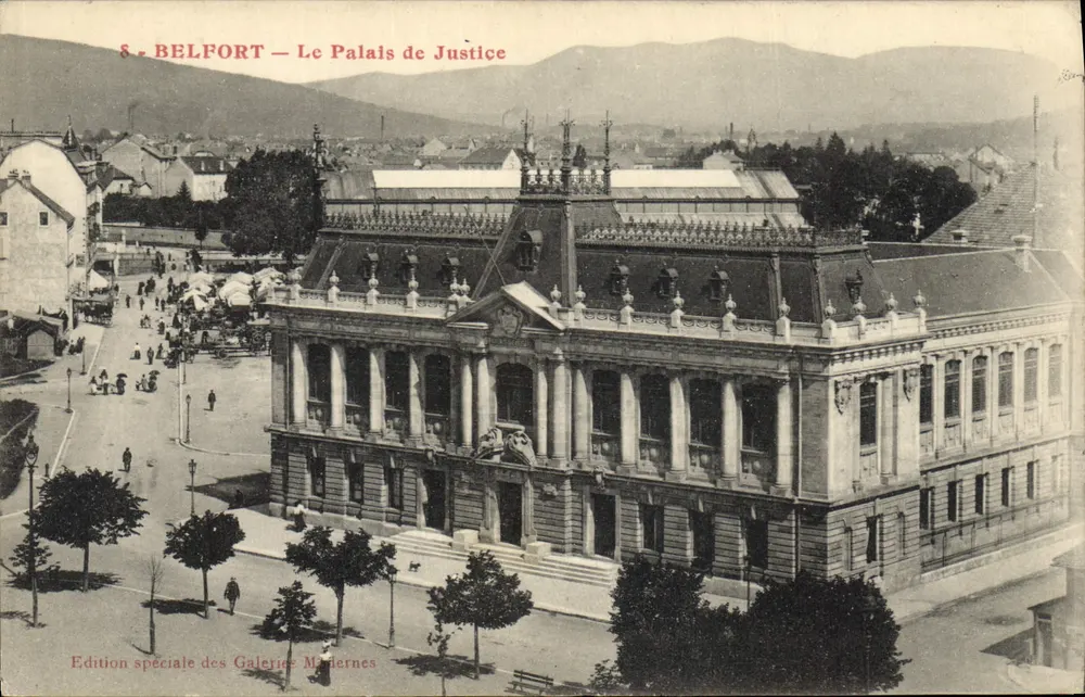 Belfort — O Palácio de Justiça — Edição especial das Galerias Modernas - Frente