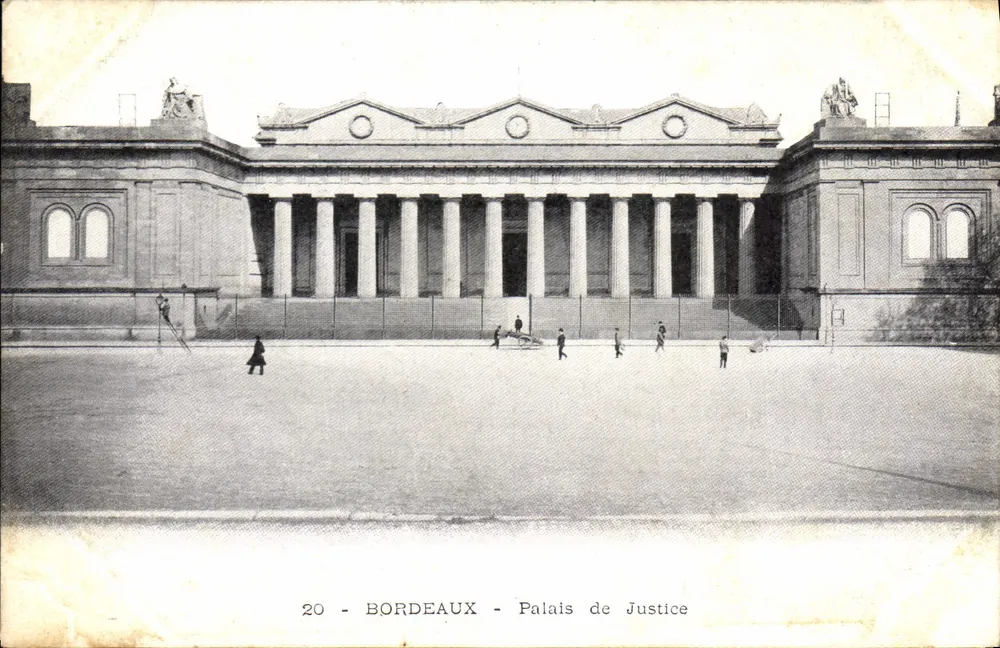 Bordeaux — Paleis van Justitie — onbekende uitgever, n° 20 - Voorkant