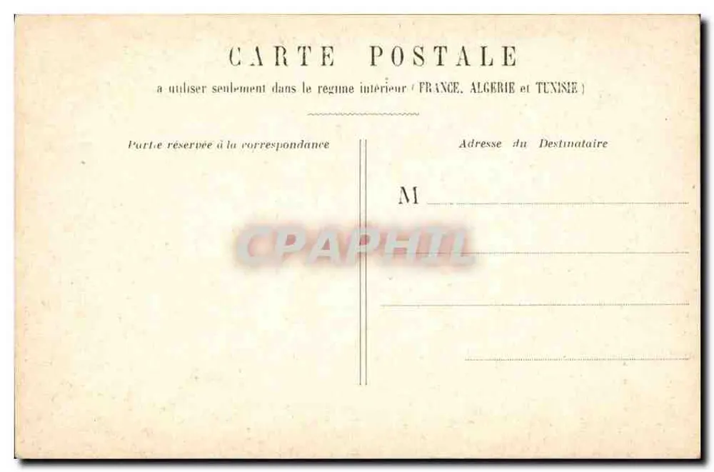 Bordeaux — Paleis van Justitie — onbekende uitgever, n° 20 - Achterkant