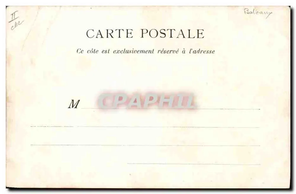Le Bouvet — Schlachtschiff — A. Couturier, Foto. Verlag Toulon, Nr. 312 - Rückseite