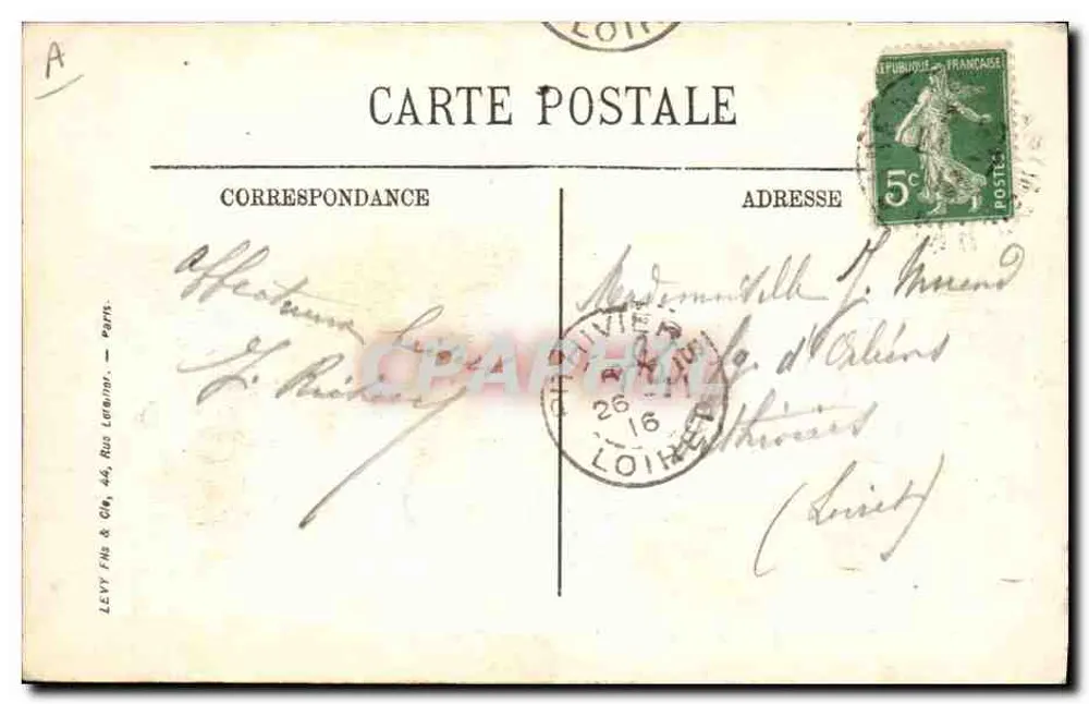 Het "Bouvet" — 2e Escadre — Marine de Guerre — LL. — N° 58 - Achterkant
