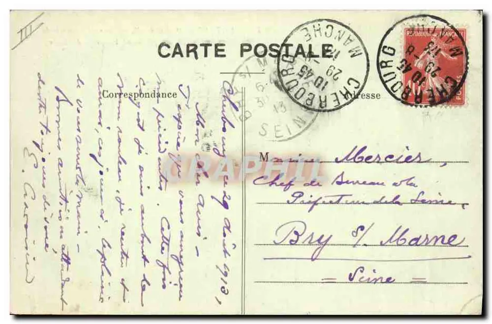 Der Torpedokreuzer "Bouclier", der schnellste der Welt — Cherbourg - Rückseite
