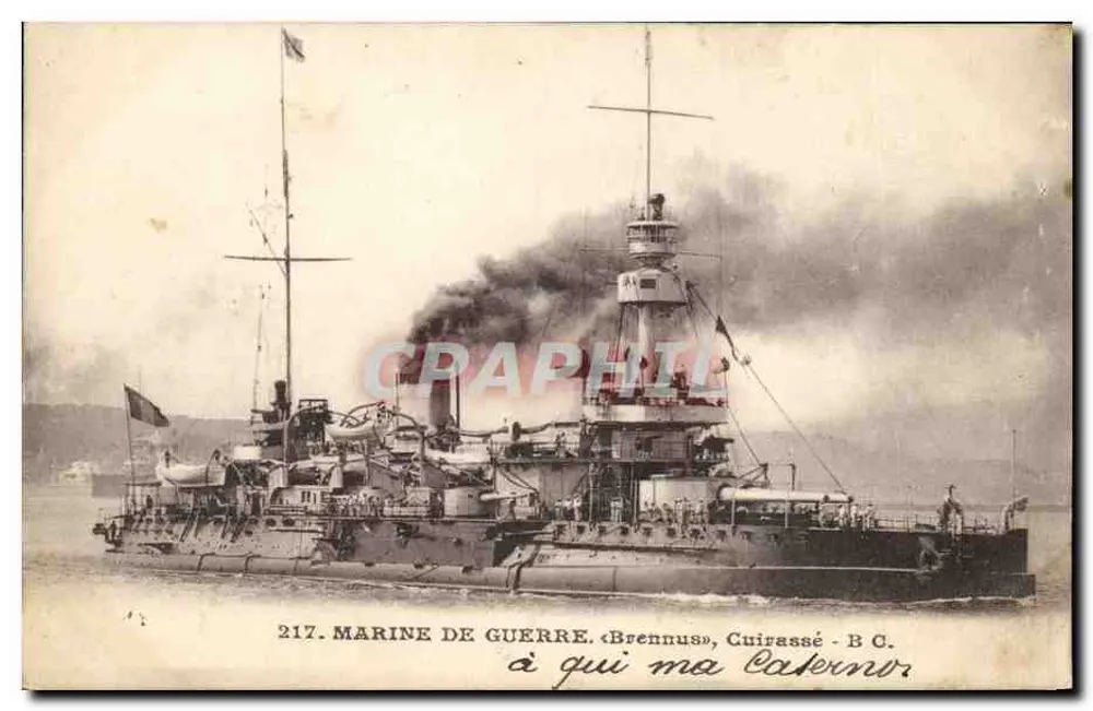 Brennus — encouraçado da Marinha de Guerra — editor não identificado, n° 217 - Frente