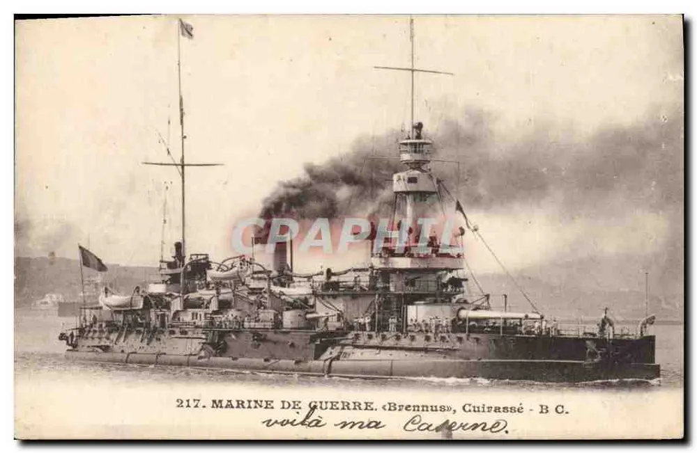 Brennus — encouraçado da Marinha de Guerra — editor anônimo, n° 217 - Frente