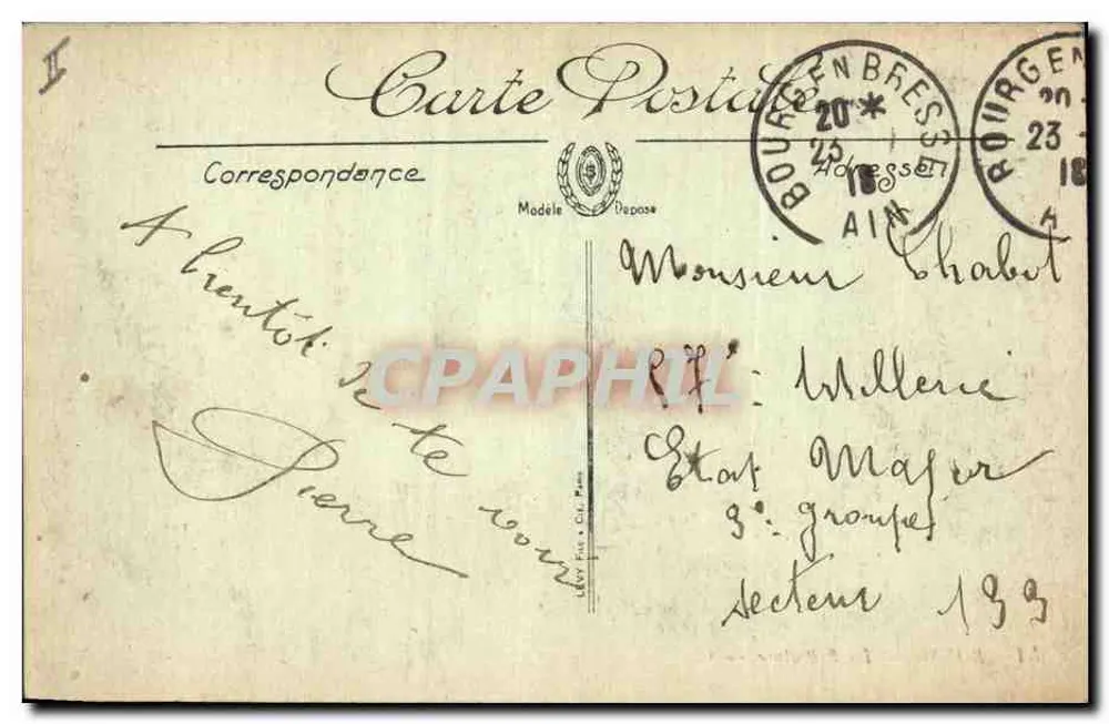 Bourg — A Prefeitura — LL. - Verso
