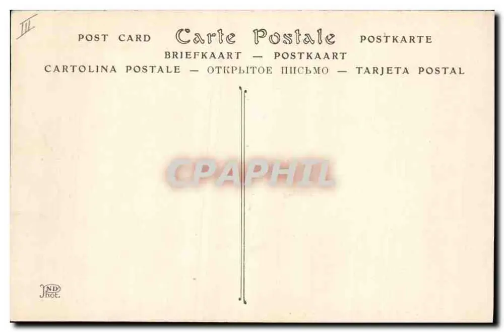 Blois — A Prefeitura — ND. Fot. Coutanécau — Blois - Verso