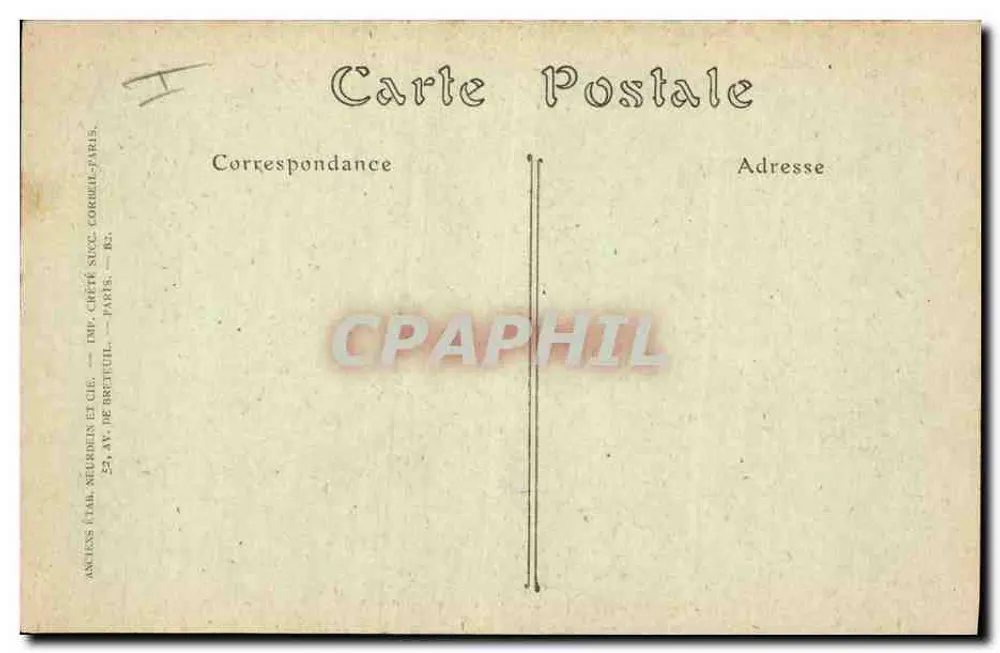 Blois — A Prefeitura — ND Phot. - Verso