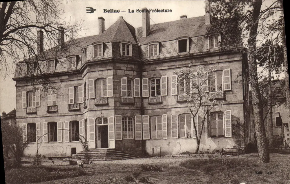 Bellac — A Subprefeitura — Edit. Bois - Frente
