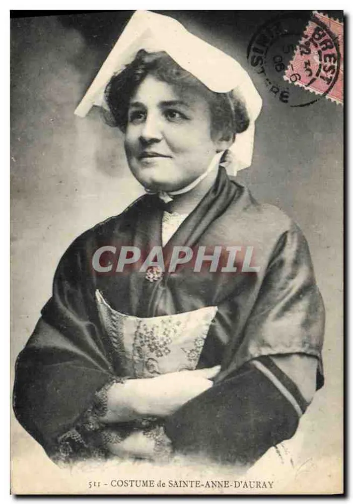 Traje de Sainte-Anne-d'Auray — 511 — editor - Frente
