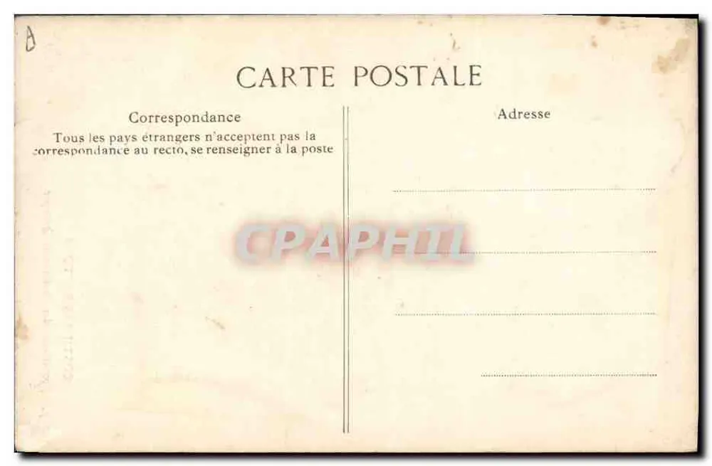 Trajes Bretões — Proprietário dos Arredores de Quimper — E.D. n°317 - Verso
