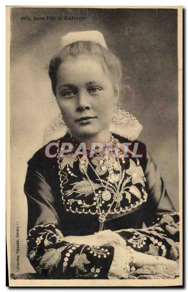 Jovem Menina de Cullimper — Coleção VILLARS, Quimper - Frente