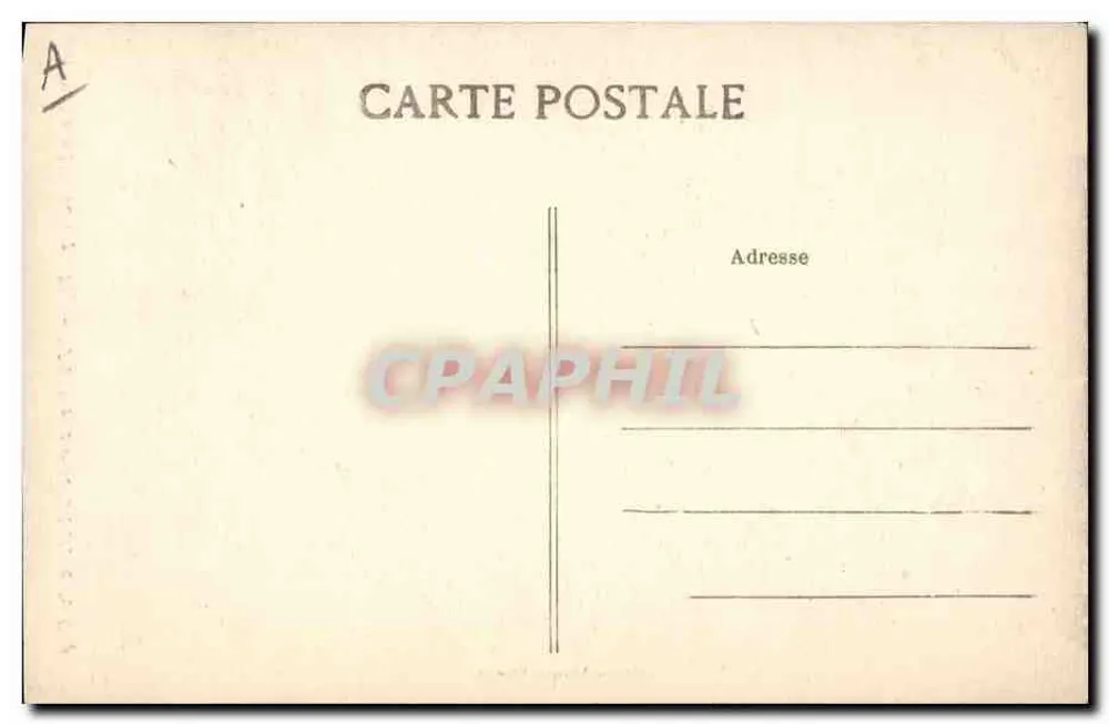 Junge Frau vom Kap — Region Audierne und Pointe du Cap — Sammlung Villans, Quimper - Rückseite