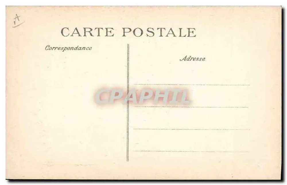 Trajes Bretões — Velho Camponês de Gouézec — Editor Bith, n° 344 - Verso