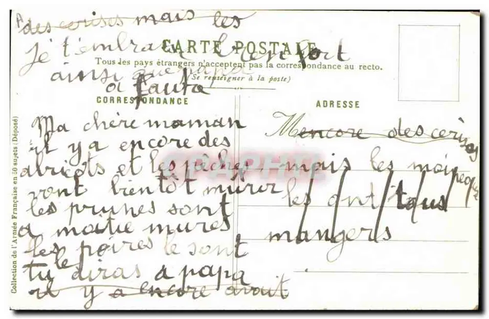 Kapitän der Alpinjäger — schneebedeckter Berg — A. Palm de Ross, n°22 - Rückseite
