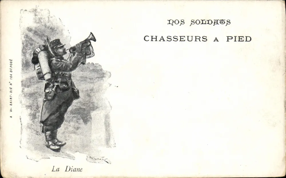 Fußsoldaten — Unsere Soldaten — A. W. Saint-Dié N° 164 Einreicherung - Vorderseite