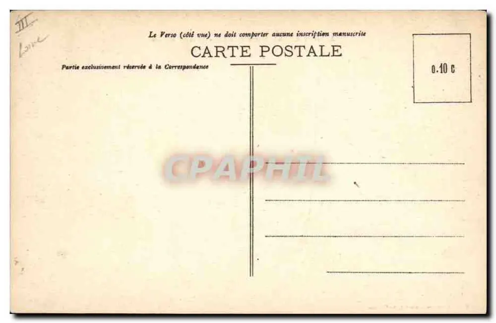 Saint-Étienne - Mijnen van de Loire - Put Châtelus — Uitgever: Émile Sorel - Achterkant