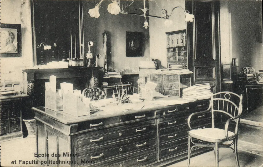 Schule für Bergbau und Polytechnische Fakultät, Mons — Verlag Nols, Brüssel - Vorderseite