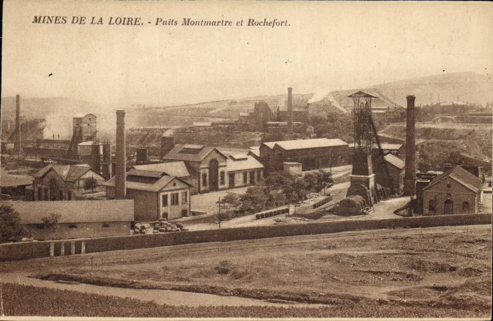 Loirer Zechen - Schächte Montmartrie und Rochefort — Verleger: Les Éd. de Neubourg, Paris, n° III - Vorderseite