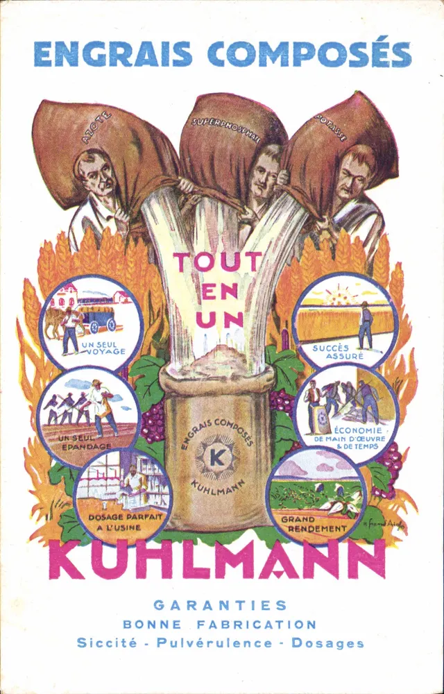 Fertilizantes compostos — Publicidade para KUHLMANN — Editor: KUHLMANN - Frente
