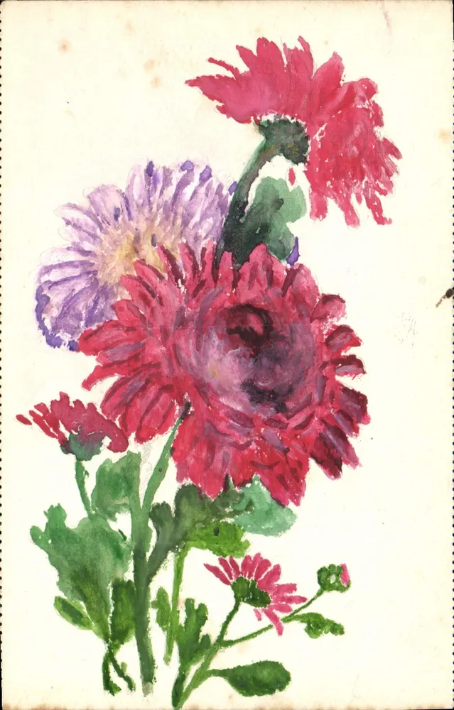 Blüten — Aquarell - Vorderseite