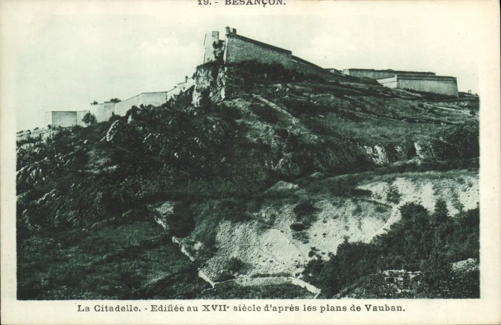 Die Citadel — Besançon — errichtet im 17. Jahrhundert nach den Plänen von Vauban — Verleger C. Lardier, Besançon (Doubs) - Vorderseite