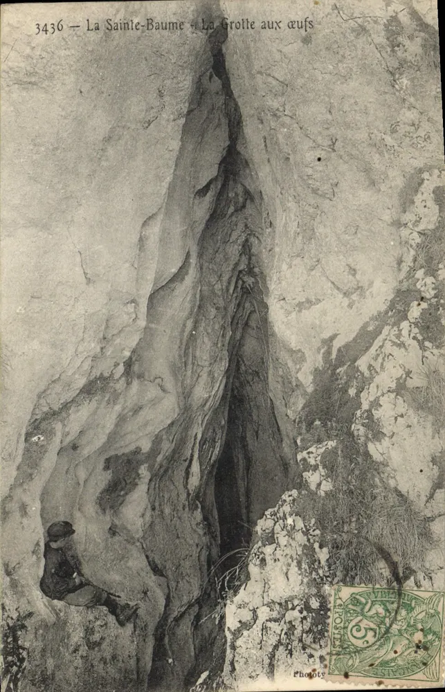 La Sainte-Baume — Die Eierhöhle — Phototypie - Vorderseite