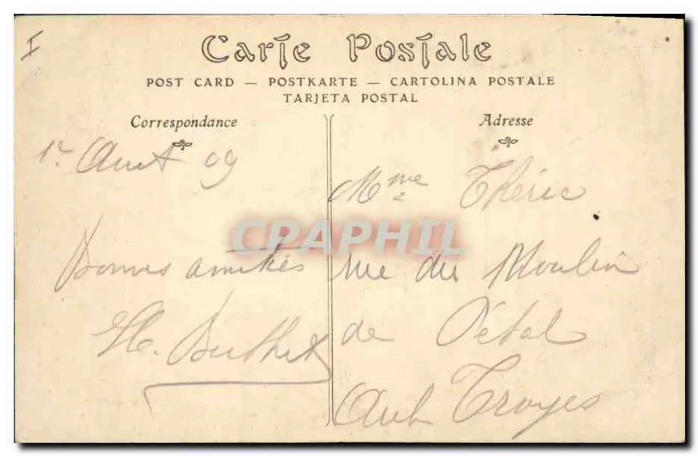 Arcy-sur-Cure — Die Höhlen, das Cabinet des Prinzen und das Paschercandle — ND Phot. - Rückseite