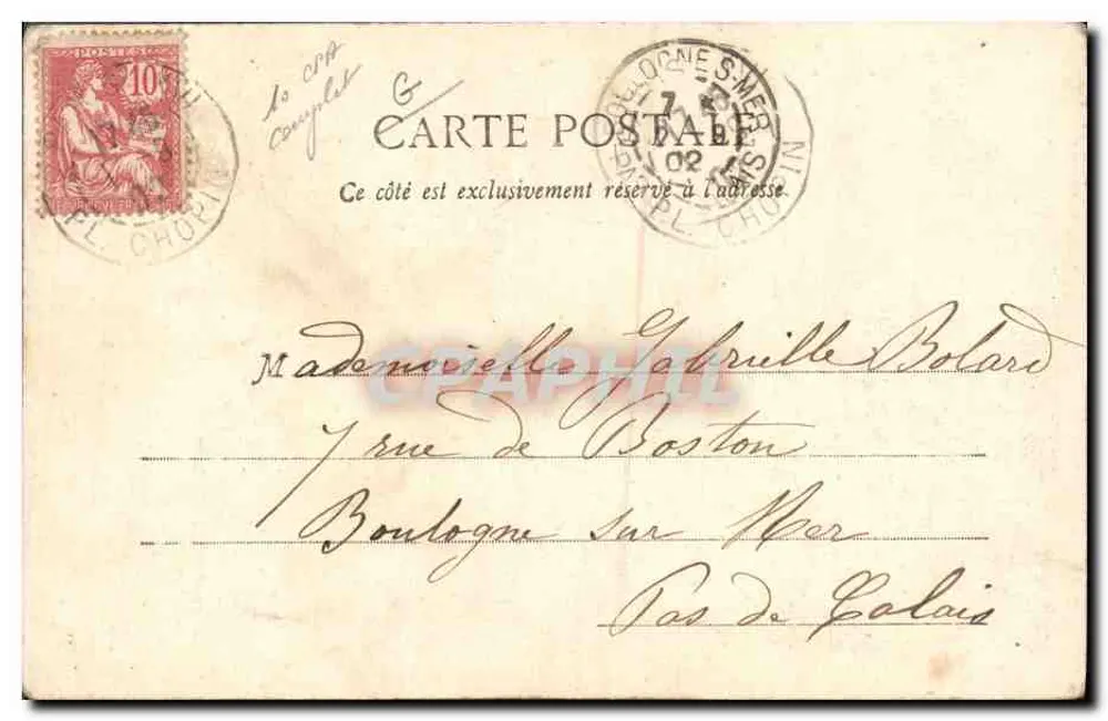 Pierrot Vater der Familie — TheaterSzene mit Kindern und Frau — Édition Élisee, n°10 - Rückseite