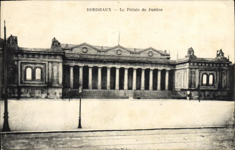 Bordeaux — Het Palais de Justice — Uitgever onbekend - Voorkant