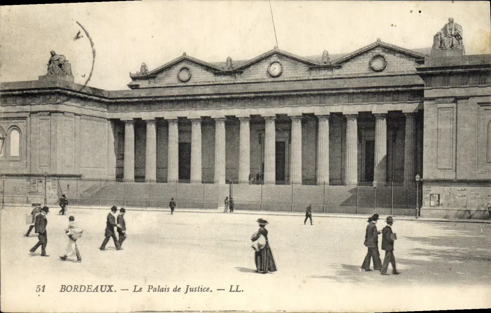 Bordeaux — Het Paleis van Justitie — LL. n°51 - Voorkant
