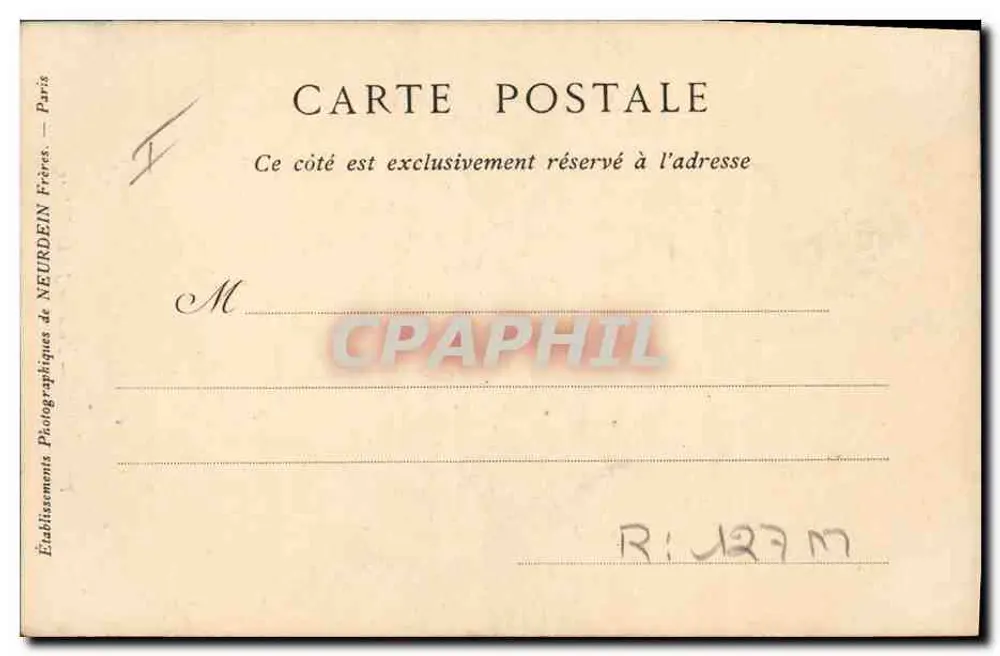 Bonneval — Ehemalige Friedensgerichtsbarkeit — Sammlung ND Phot - Rückseite