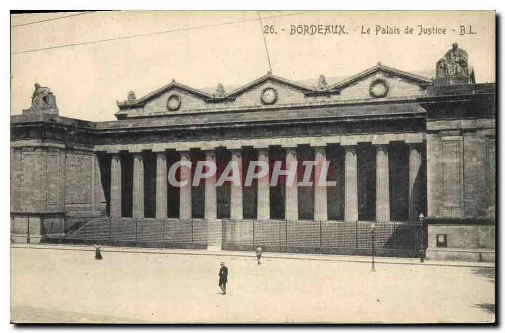 Bordeaux — Pałac Sądowy — B.L. - Awers