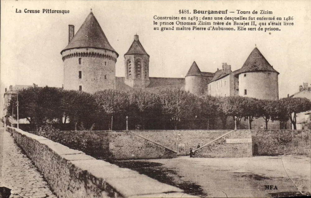 Bourgnaneuf — Türme von Zizim — MFA - Vorderseite