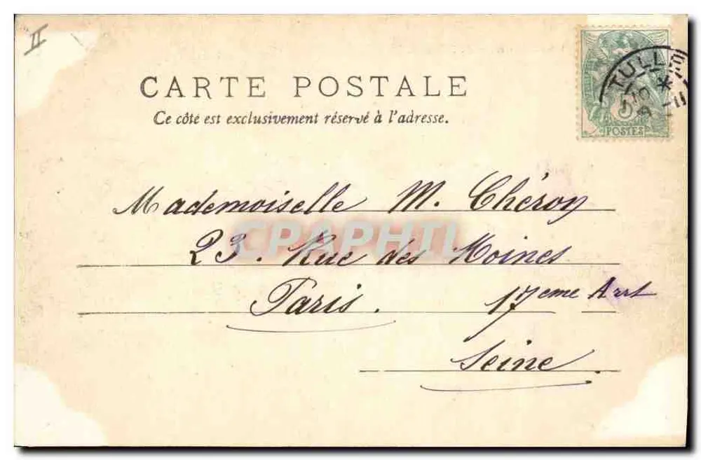 Brive-la-Gaillarde — Palácio de Justiça — Bessot et Guionie, Edit. Brive - Verso