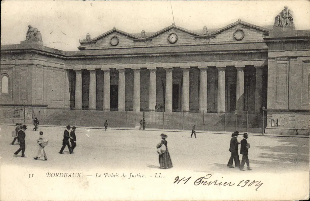 Bordeaux — Het Paleis van Justitie — LL. n° 51 - Voorkant