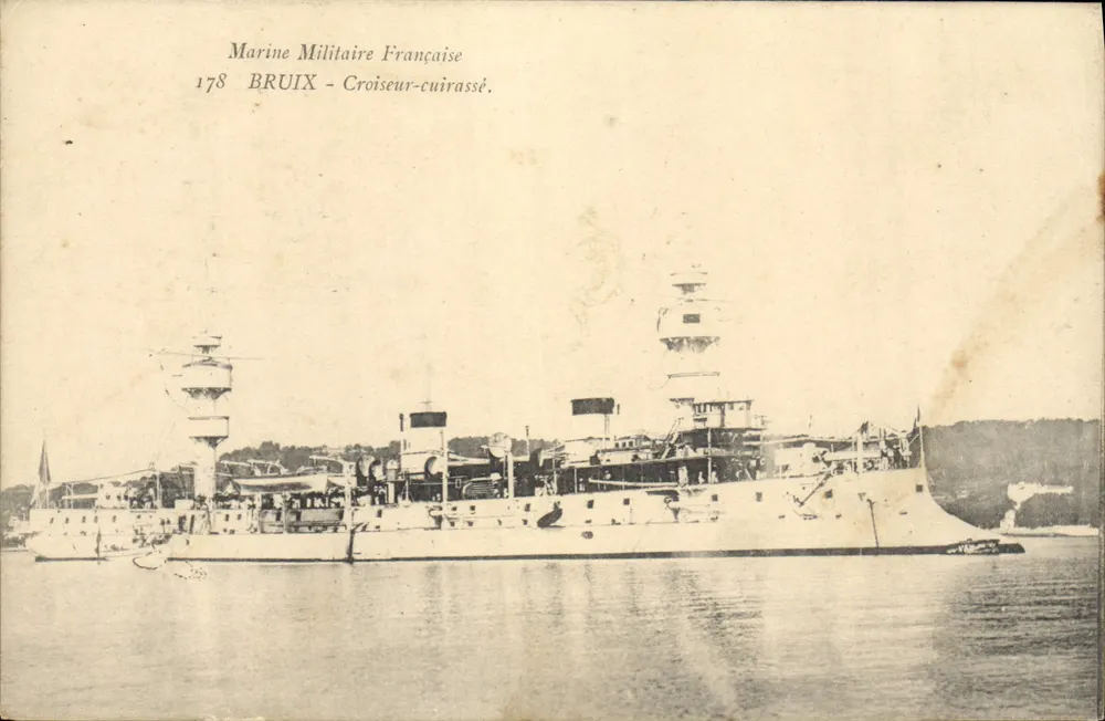 Croiseur cuirassé Bruix — Marine Militaire Française — éditeur imprimeur non visible - Vorderseite