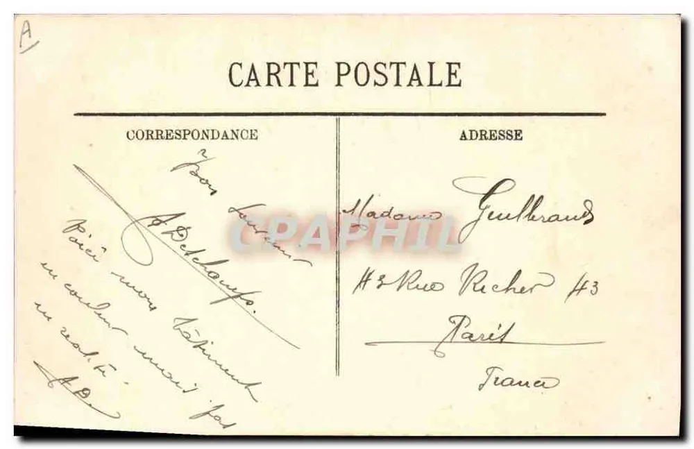 Le Bruix — Panzerkreuzer — Marine — LL - Rückseite