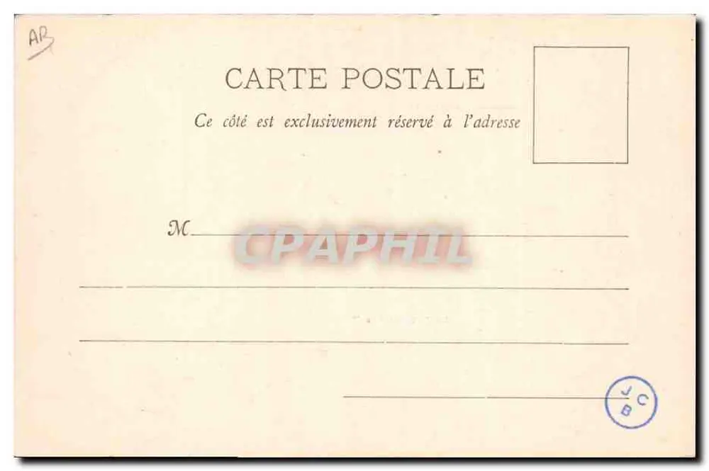 O "Bouvines" — Cruiser da Marinha francesa — Fototipia A. Grapet e Cie, Nîmes - Verso