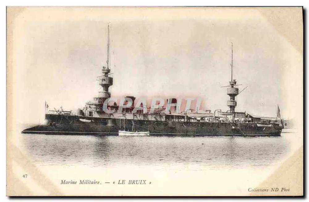 Le Bruix — Cruizer da Marinha Militar — Collections ND Phot, n°47 - Frente