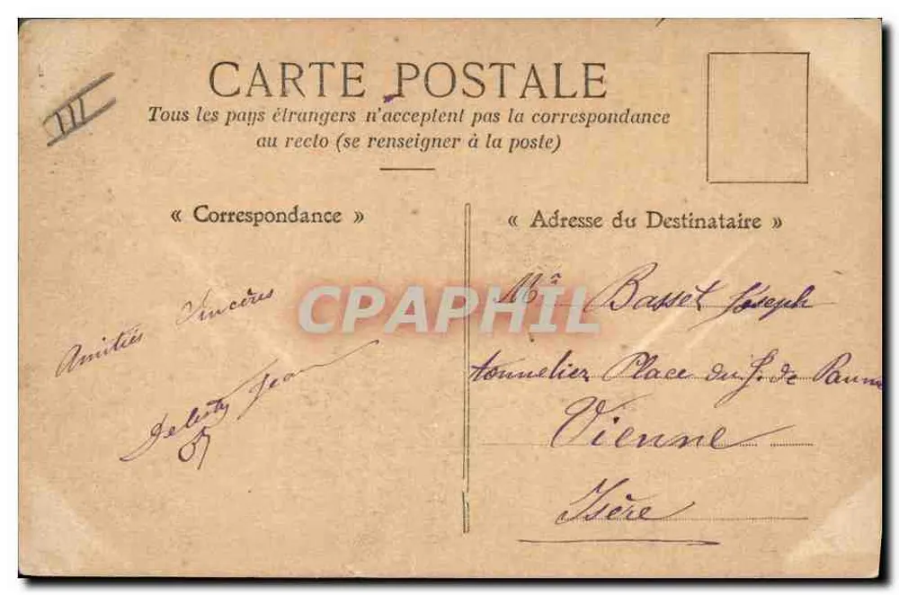 Brennus — Panzerplatte bei Tests — Sammlung A. Centurion, n°334 - Rückseite