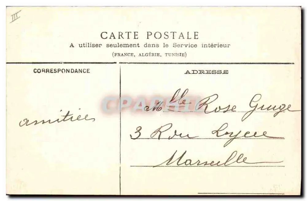 Bonneville — Unterprefektur und Gerichtshaus — Lib. Pap. Frau Paulmaz-Dupalud - Rückseite