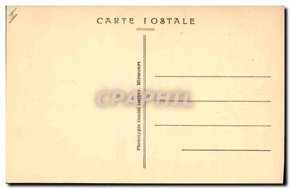 Besançon — A Prefeitura — Moderna - Verso