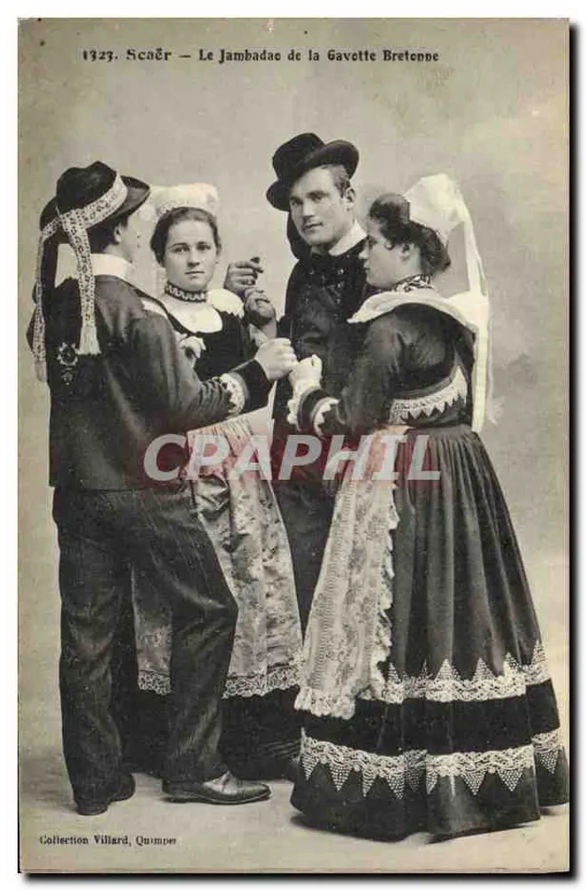 Scaër — Der Jambadao der bretonischen Gavotte — Sammlung Villard, Quimper - Vorderseite