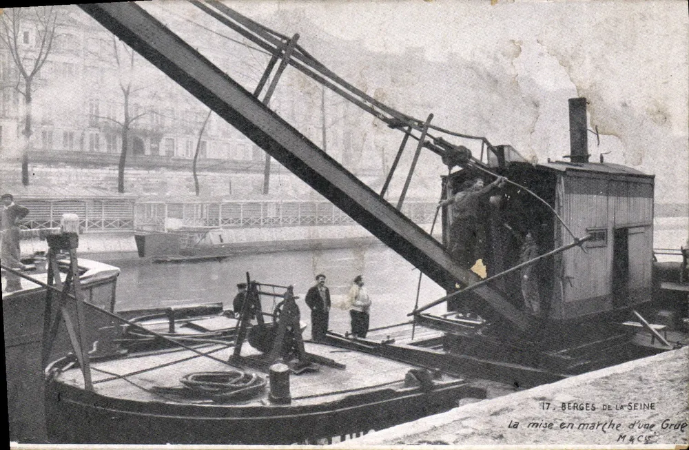 Ufer der Seine — Start einer Krone — M.A.C.S. - Vorderseite
