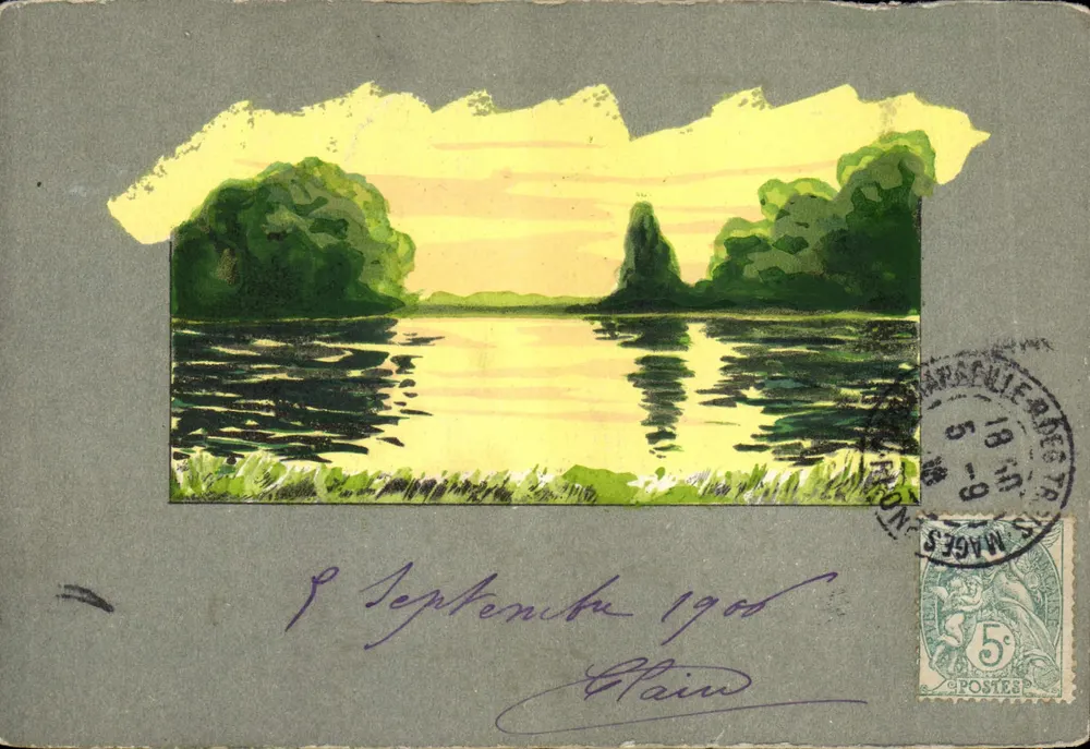 See auf dem Horizont — Landschaft — D.T.C., L. Ser. 68 - Vorderseite