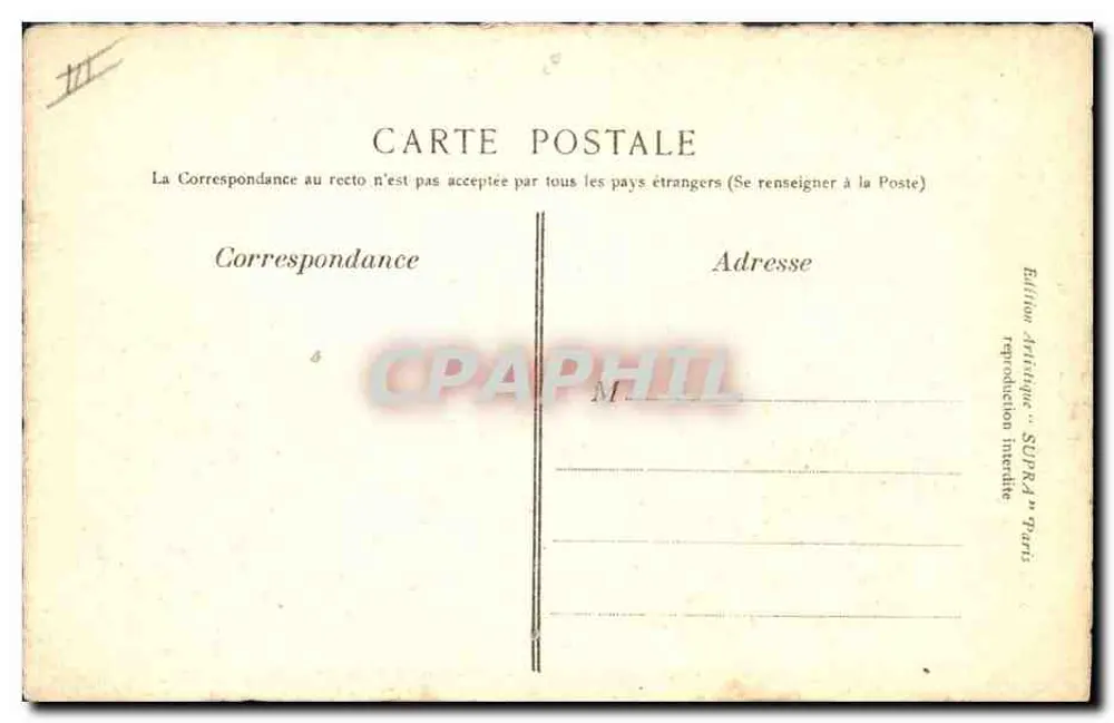 Castillo de Frazé — Normandía — Extracto de los Monumentos de Francia de A. de Laborde, dibujo de Cassas, ed. Supra Paris - Reverso