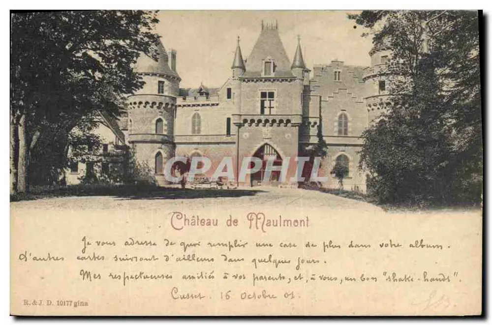 Castelo de Maulmont — Cussé — R.&J. D. 10177 - Frente